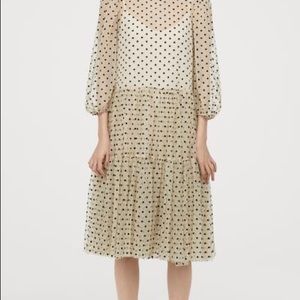 Puff Sleeve Mesh Dress